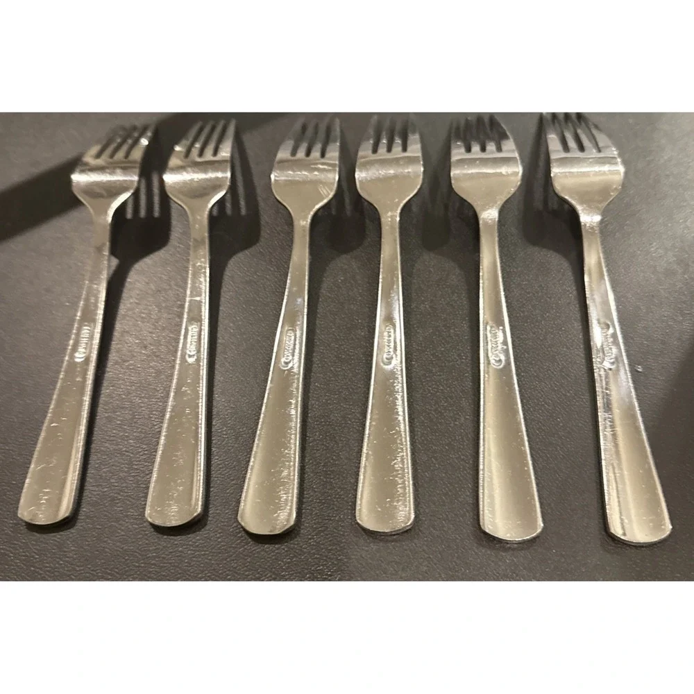 Oneida Aptitude Dinner‎ Forks Fork Stainless Steel Set Of 6 Flatware